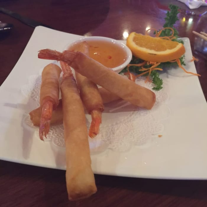 Shrimp in a Blanket.